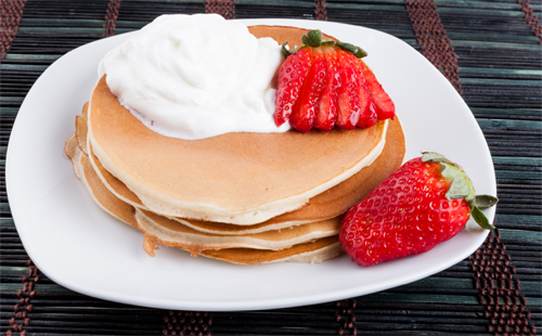 mmmm, loving my breakfast #breakingthefast #ilovepancakes #NomNomNom