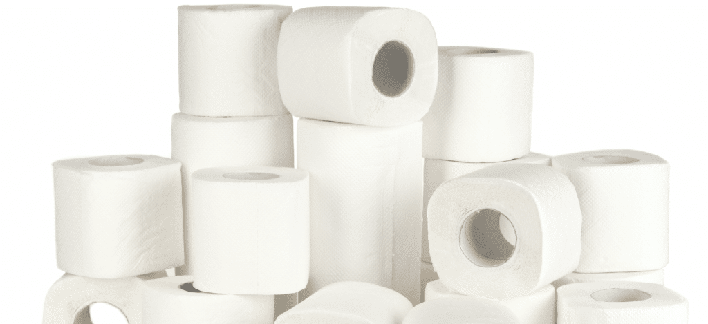 Toilet paper hoarding