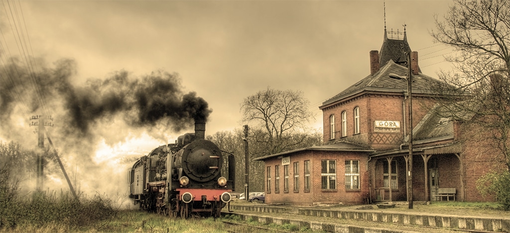 retro train